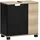 Schildmeyer Waschbeckenunterschrank Emmik 59,8 x 62,4 x 32,6 cm Schwarz/Eiche