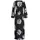 LASCANA Maxikleid Blumenprint Schwarz/Weiß 46