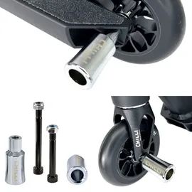 Scooters Chilli Pro Scooter Stunt-Scooter Pegs Barrel Silber chrome