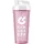 gymshaker Protein Shaker 800 ml mit Wabenstruktur-Sieb rosa