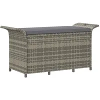 vidaXL Gartenbank 116 x 46 x 57 cm Grau