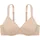 DORINA Lindsay Bügel-BH ohne Polsterung – Vollständige Abdeckung, Vorgeformte Cups, Weicher Mikrostoff, Verstellbare Träger für ganztägigen Komfort, Beige