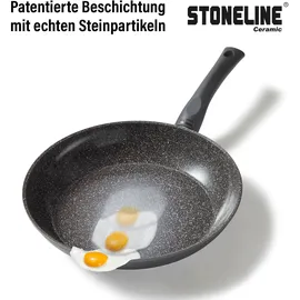 STONELINE Topf-Set 17-tlg. mit Glasdeckeln