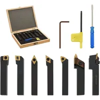VidaXL 12-tlg. Drehmeißel-Set mit Wendeplatten 12x12 mm 80 mm
