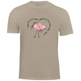 Cotton Prime® T-Shirt Super Mutti in beige | Gr.: S