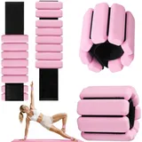 Verstellbare Handgelenkgewichte Gewichtsmanschetten für Beine und Arme, 2er-Set (je 0,5 kg) Handgelenk Gewichte Knöchelgewichte für Laufen Yoga Pilates Tanz Cardio Aerobic Walking, Damen und Herren