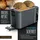 Arendo Toaster grau
