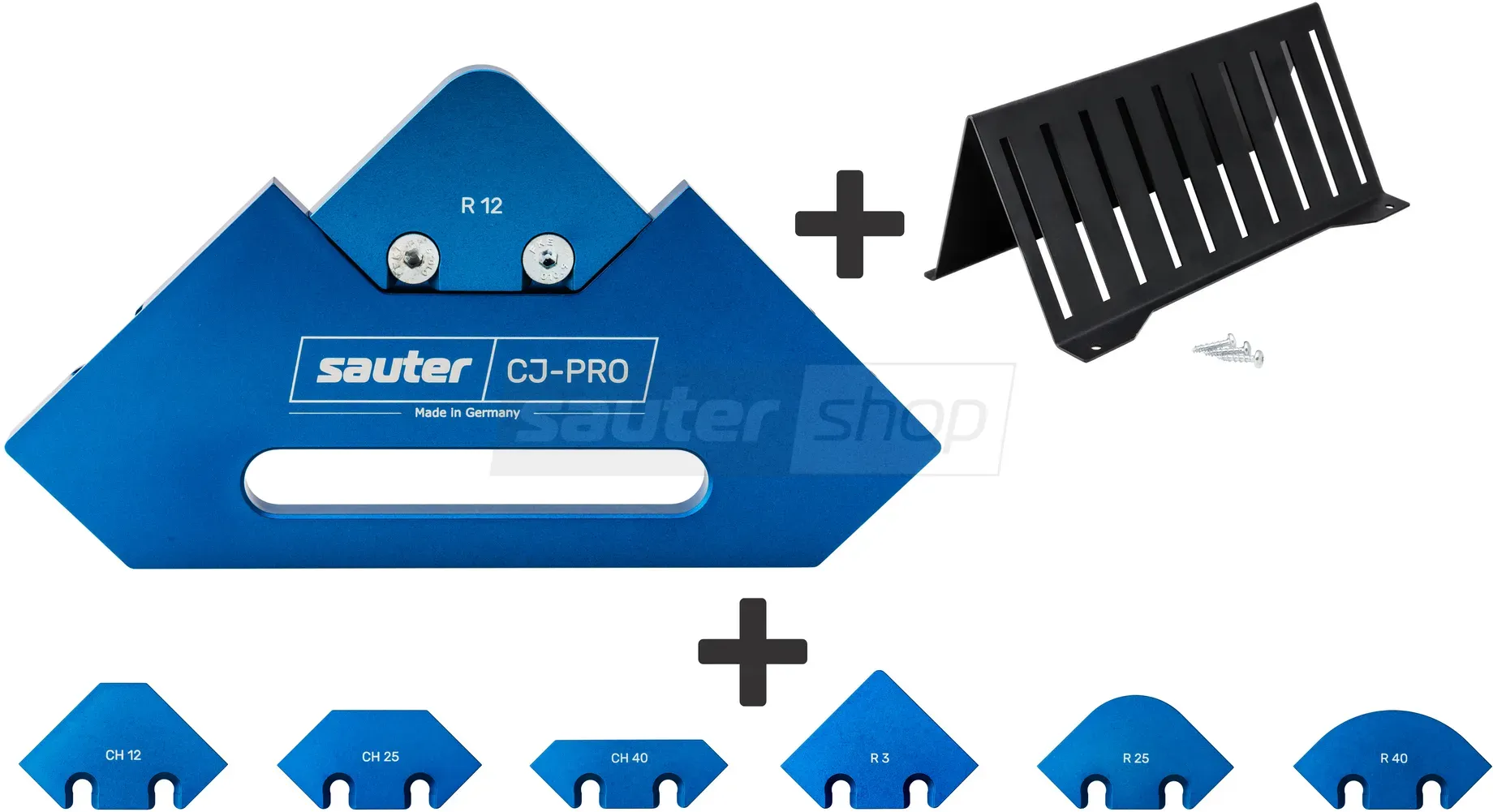 Sauter Eckenschablone CJ-PRO SET-Fase/Radius