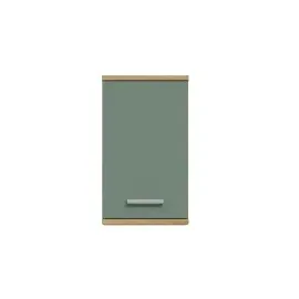 alasans Wandhängender Badezimmerschrank, VENOM grün/Artisan-Eiche - Grün/Braun