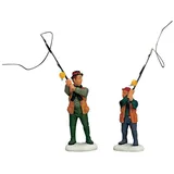 Lemax Flyfishing with Dad SET OF 2 Weihnachtsdorf Winterdorf