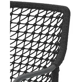 barths Burano Gartenstuhl 58,5 x 60 x 83,5 cm grau 4 St.