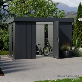 hörmann stauraumsysteme Juno Gerätehaus 2,14 x 1,66 m Anthrazitgrau