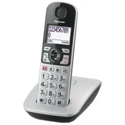 Panasonic KX-TGE510GS Telefon DECT-Telefon Anrufer-Identifikation Schwarz, Silber