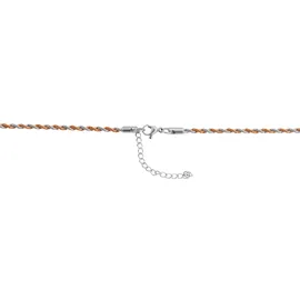 Adelia's Kordelkette Unisex Edelstahl Gold 60 cm