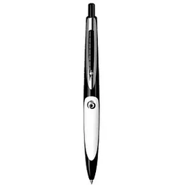 Herlitz Kugelschreiber my.pen schwarz/weiß, Schreibfarbe: blau, 1 St.