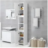 vidaXL Badezimmerschrank 30 x 160 x 30 cm Weiß
