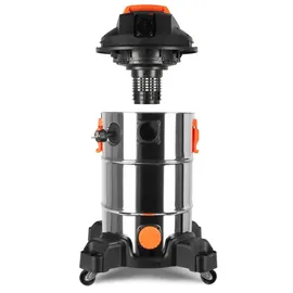 Coil Teichschlammsauger, Schlammsauger, Poolreiniger Staubsauger, Teichreiniger, Tank (35l), Saugleistung: 18 KPa, + Entwässerungspumpe 600W, 1400W