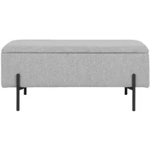 House Nordic Truhenbank Watford Grau 95 x 43 x 37 cm