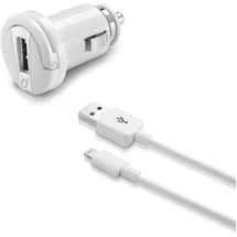 Cellular Line KFZ-Ladegerät 12,0 - 24,0 V für Apple iPhone 5/6/6 Plus/6S/6S Plus weiß