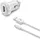 Cellular Line KFZ-Ladegerät 12,0 - 24,0 V für Apple iPhone 5/6/6 Plus/6S/6S Plus weiß
