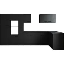 Respekta Winkelküche L-Form 370 cm grau