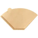 Maxcook 16,5 cm/6,5 Zoll Kaffeefilter, 100 Stück #4 Kegelkaffeefilter 2-4 Tassen Einweg-Kaffeefilter Ungebleichtes Natur-#4-Filterpapier