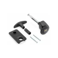Hörmann Torgriffgarnitur KABA TS 42,5 mm, Kunststoff schwarz