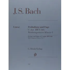 Henle, Günter Bach, Johann Sebastian - Präludium und Fuge C-dur BWV 846 (Wohltemperiertes Klavier I)