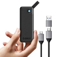 ORICO 1TB Externe SSD bis zu 460MB/s, Portable SSD Festplatte Extern mit 2 in 1 USB C & A Kabel, Geeignet für iPhone 16 Pro Max, Tablet, Laptop -B5PRO