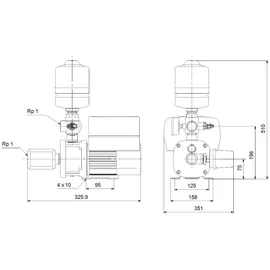 Grundfos - Hydromono Cmbe 5-62, Druckerhöhungsanlage Als Trinkwasservariante 98563727