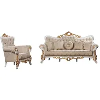 JVmoebel Sofa Sofagarnitur 3+1 Sitzer Set Design Sofas Polster Couchen Leder Relax, 2 Teile, Made in Europa beige