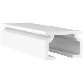 SN DECO GROUP Gardinenschiene SN DECO GROUP "Objektschiene SL" Gr. 1, weiß, L:100cm T:1cm, Aluminium, Gardinenstangen, Gardinenschiene, in versch. Längen und Farben, Aluminium, Innenlauf, Vorhangschiene