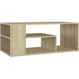 furnicato Couchtisch Moderner Braun Eiche 100 x 50 x 40 cm