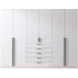 Drehtürenschrank Arnis 270 x 210 x 55 cm Weiß