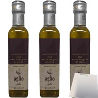 Olitalia Olio Extra Vergine Extra natives Olivenöl mit Knoblauch 3x250ml Flasche
