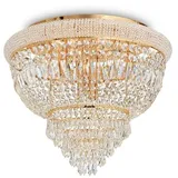 Ideal Lux Deckenleuchte Dubai 6-flg. Messing