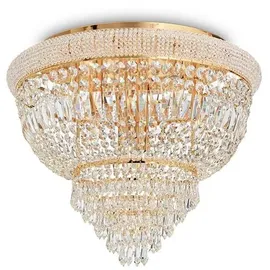 Ideal Lux Deckenleuchte Dubai 6-flg. Messing