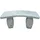 Dehner Gartenbank 100 x 40 x 45 cm Grau