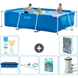 Rechteckiger Frame Pool - 300x200x75 Cm - 7-teilig  S125