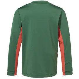 Vaude Solaro Ii Langarm-t-shirt - Hotchili / Woodland - 104 cm