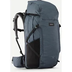 Reiserucksack Damen Kofferöffnung Backpacking - Travel 900 - 50 + 6 Liter, grau, EINHEITSGRÖSSE