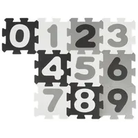 Bieco Puzzlematte, 26 Tlg. | XXL Puzzle für Kinder | Spielmatte Baby | Krabbeldecke | Turnmatte | Teppich | Buchstaben Lernen | Spielteppich für Jungen