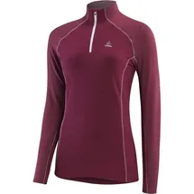 Löffler Midlayer Fine Stripe TRANSTE Burgund - rot / 40