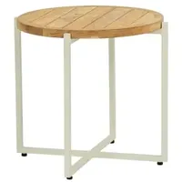 AppleBee Condor Loungetisch 54cm Aluminium grau