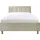 Alina Polsterbett ALINA "Ricardo", beige (beige tta 2), B:156cm H:102cm L:213cm, Struktur TTA (100% Polyester), Betten, Polsterbett, Füße in Buche natur