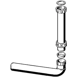Viega 5632.2 Ablaufbogen 90 Grad