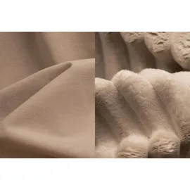 Kaiser Modernes L-förmiges Designer-Ecksofa Modena Soft Beige Rechts