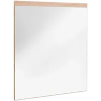 MCA Furniture Wandspiegel 75 x 87 cm Braun