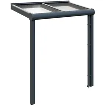 SKANHOLZ Vordach Greifswald 216 x 135 cm anthrazit
