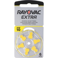 Rayovac Hörgerätebatterie Extra Advanced 10, 105 mAh, PR70, 4610, Acoustic Special,